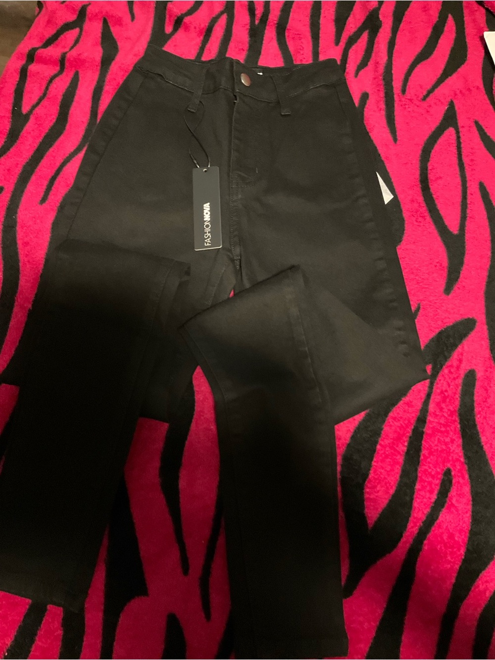 Fashion Nova High-Waist Black Skinny Jeans